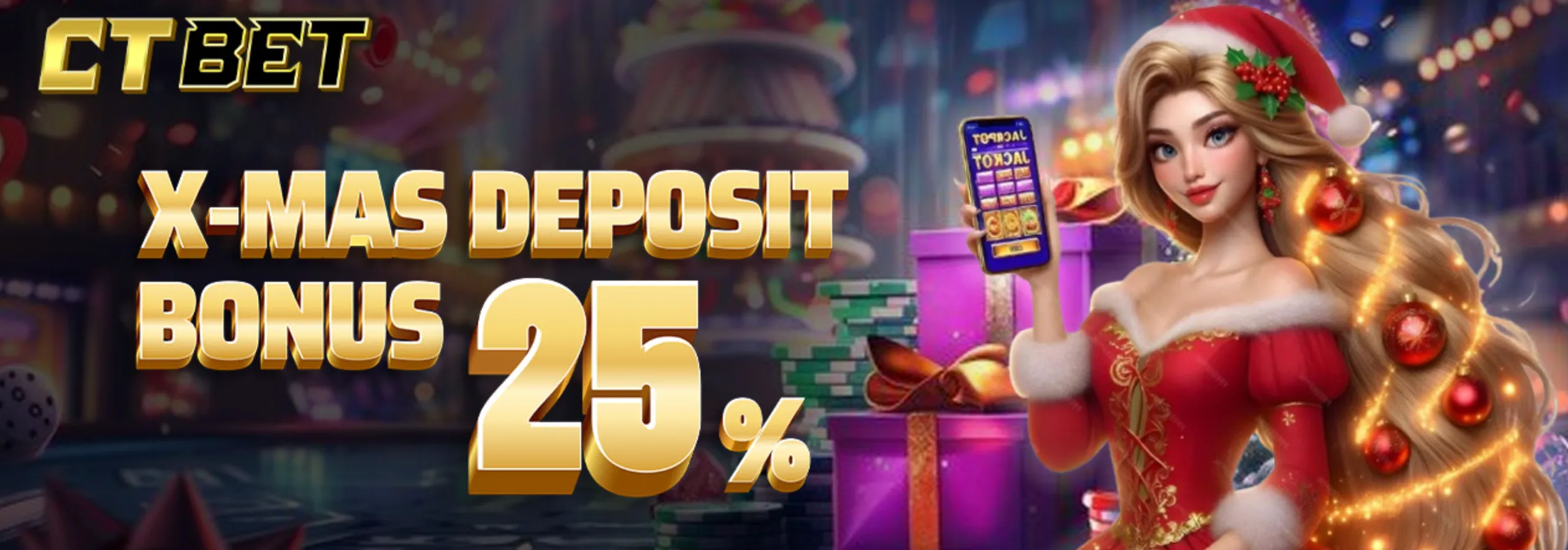 X-mas deposit bonus 25%